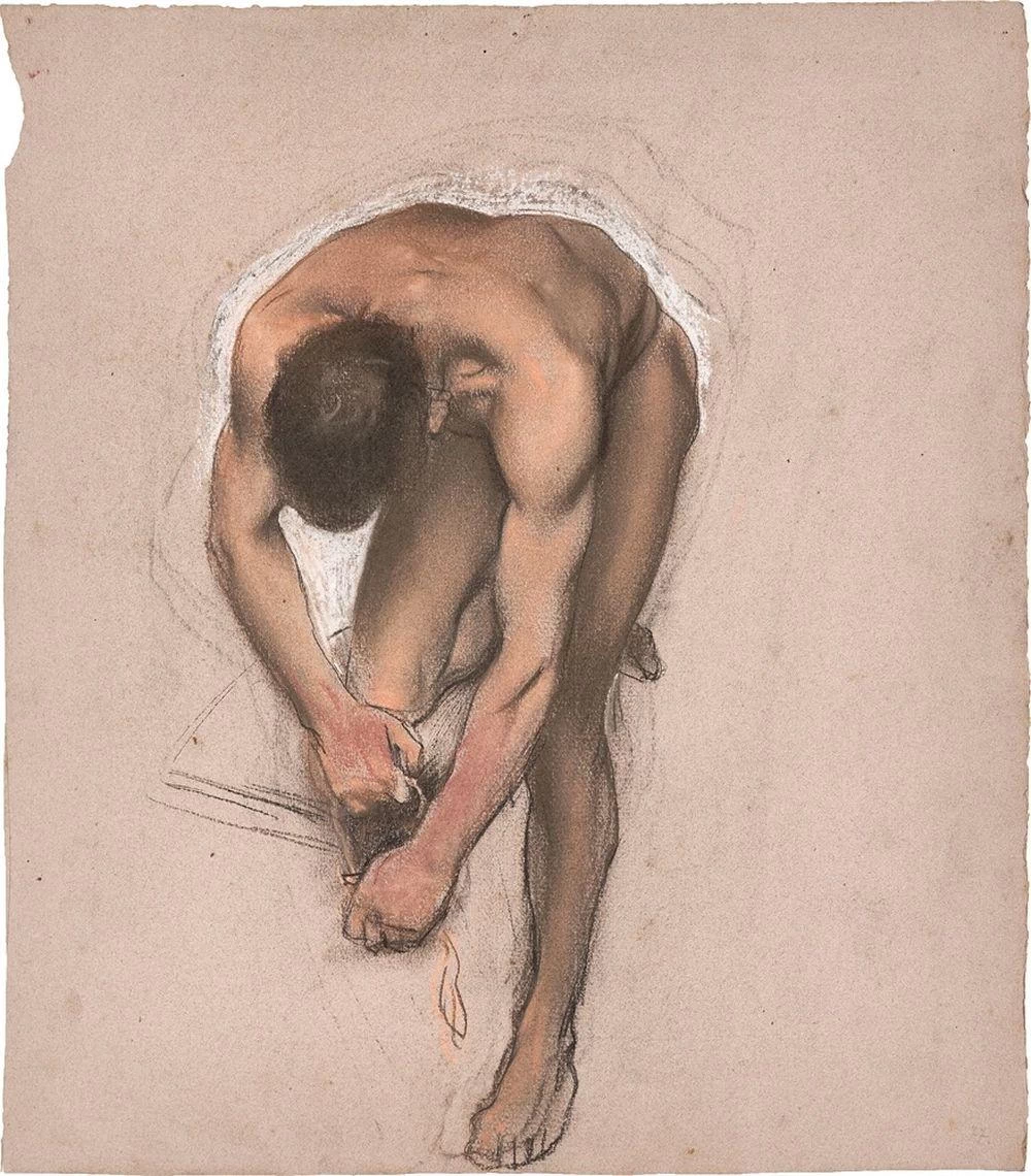 Studio di uomo nudo